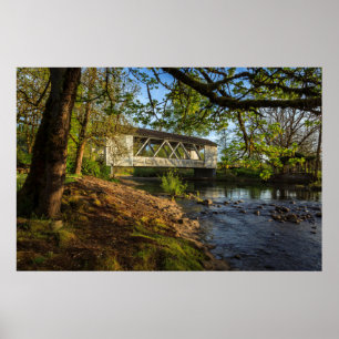 Poster États-Unis, Oregon, Scio, Larwood Wayside, Larwood
