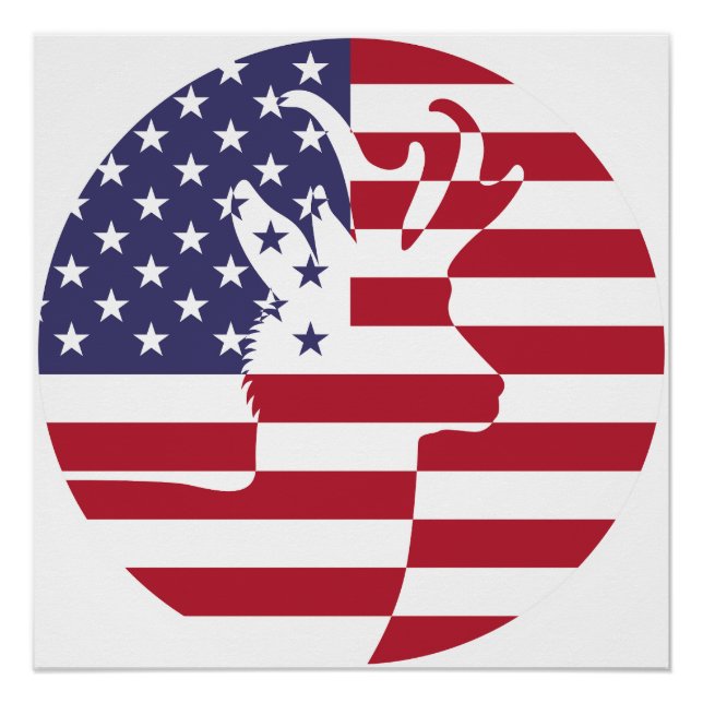 Poster États-Unis Pronghorn American National (Devant)