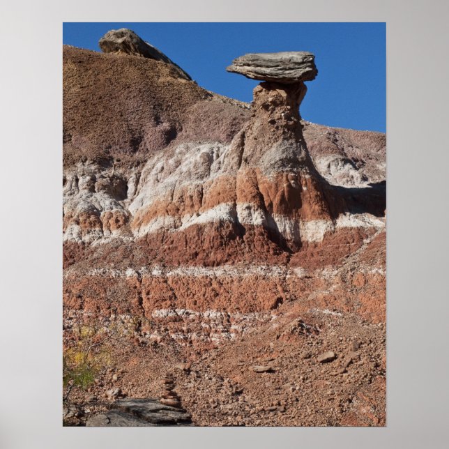 Poster États-Unis, Texas, Panhandle, Hoodoo (Devant)