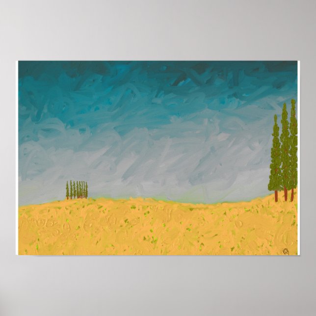 Poster Été toscan (Devant)