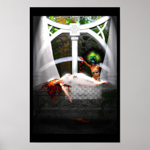 Poster Étendu au repos