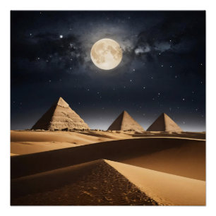 Poster Éternité sous la Lune