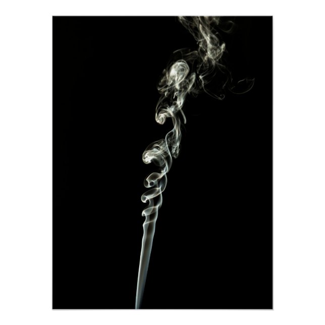 Poster Ethereal Dance of Incense Smoke (Devant)