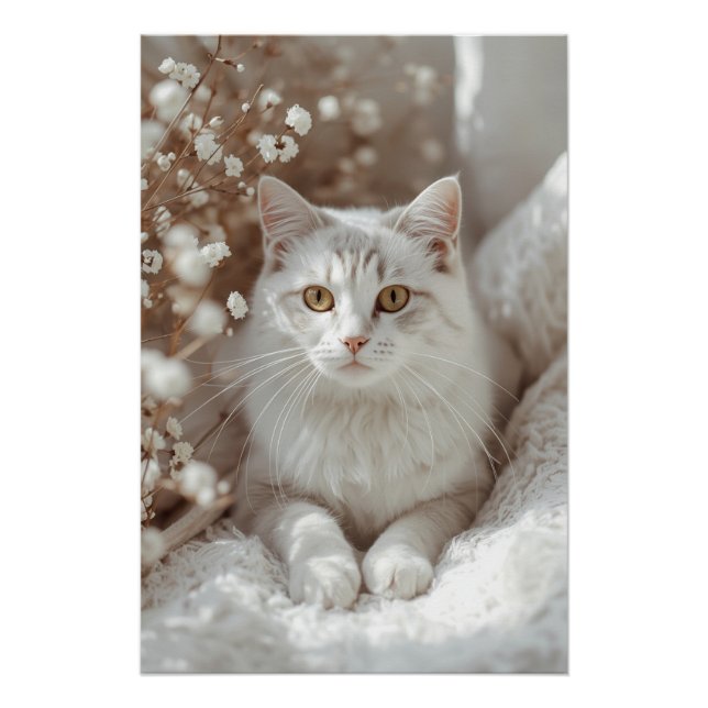 Poster Ethereal Feline Serenity (Devant)