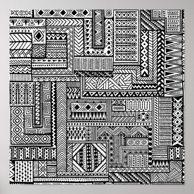 Poster Ethnic Ornament 2 (Devant)