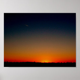 Poster Étoile de coucher du soleil