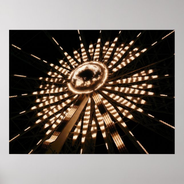 Poster Étoile de Noël de la Grande Roue (Devant)