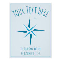 Étoile nautique. Rose Compass. Modèle Cadeau marin