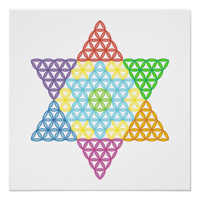 Poster Étoile Sacrée - Étoile De Vie, 04/3D-CF. (Devant)