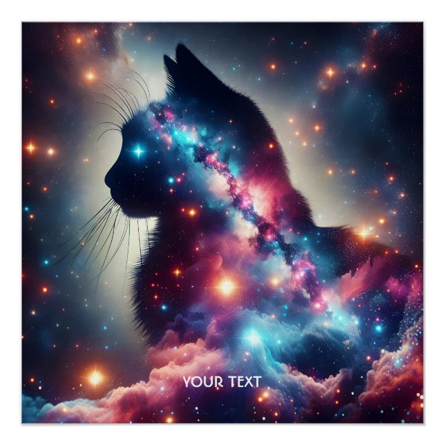 Poster Étoiles de chats d'Imaginaire (Devant)