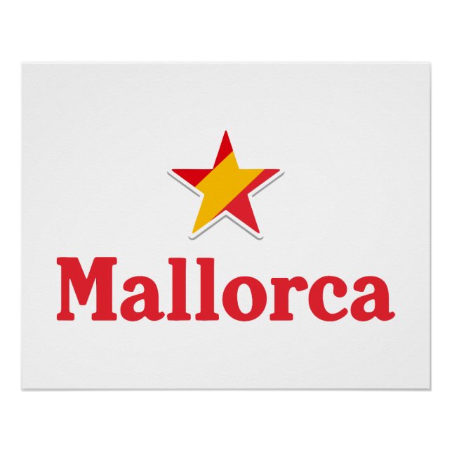 Poster Étoiles de l'Espagne – Mallorca (Devant)