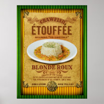 Poster Etouffffee New Orleans Cajun