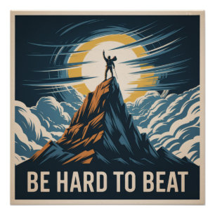 Poster Être dur à battre