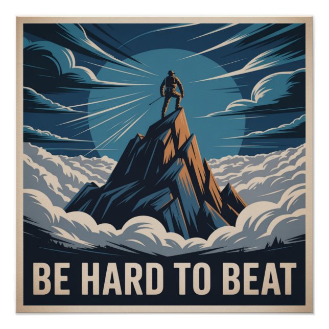 Poster Être dur à battre (Devant)