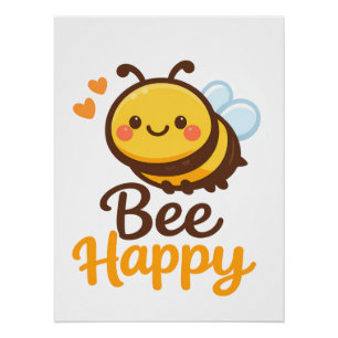 Poster Être Heureux