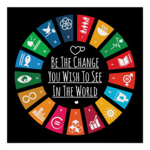 Poster Être le changement