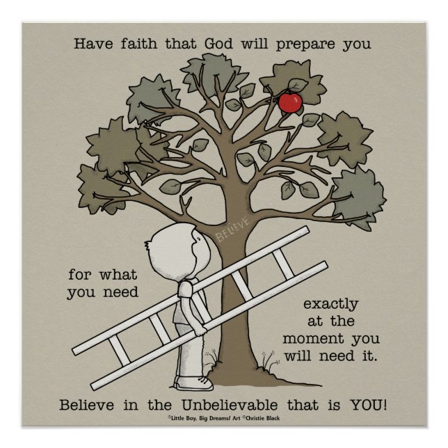 Poster Être préparé (Devant)