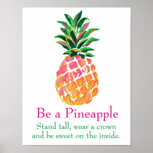 Poster Être un ananas