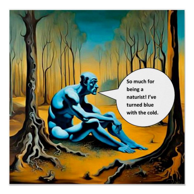 Poster Être un naturiste (Devant)