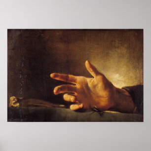 Poster Étude d'une main
