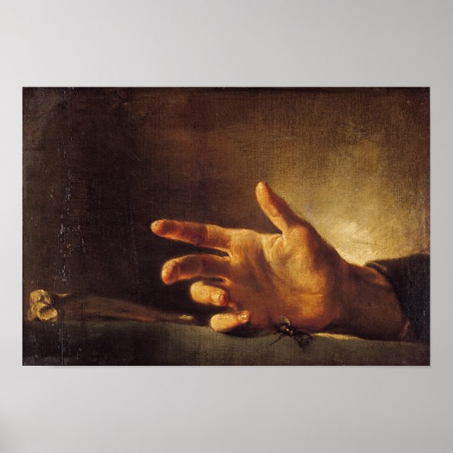 Poster Étude d'une main (Devant)