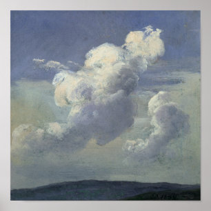 Poster Étude sur le nuage, 1832