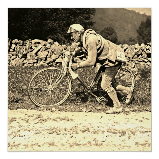 Poster Eugene Christophe Tour de France 1922 Aubisque (Devant)