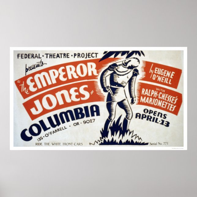 Poster Eugene Empereur Eill 1937 WPA (Devant)