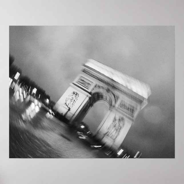 Poster Europe, France, Paris. Arc de Triomphe (Devant)