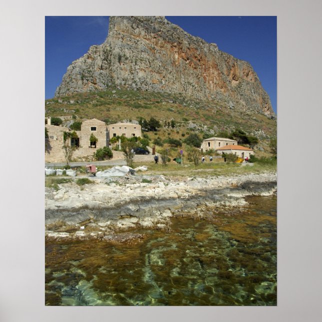 Poster Europe, Grèce, Péloponnèse, Monemvasia. Les 2 (Devant)