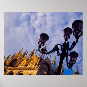 Poster Europe, Italie, Venise. Basilique byzantine et