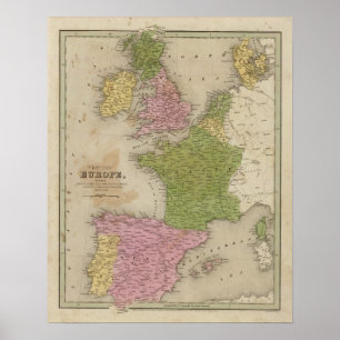 Poster Europe occidentale