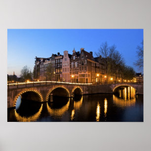 Poster Europe, Pays-Bas, Hollande, Amsterdam,