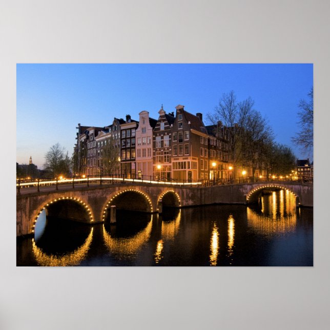 Poster Europe, Pays-Bas, Hollande, Amsterdam, (Devant)