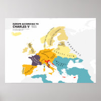 Europe Selon Charles V, Saint Empereur Romain