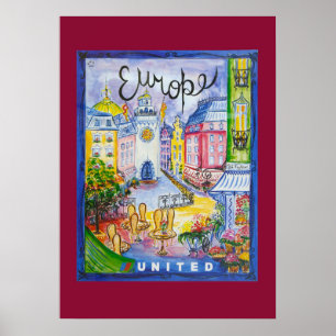 Poster Europe Travel