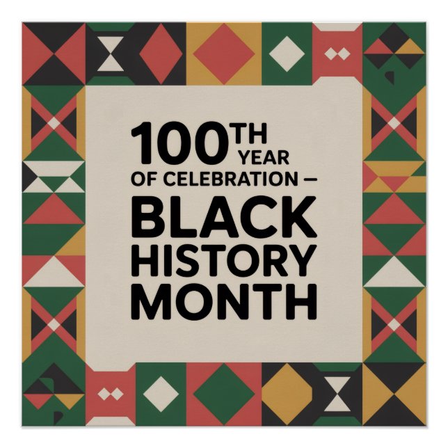 Poster Événement du Mois de l'histoire des Noirs  (Devant)