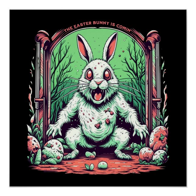 Poster Evil Easter Bunny Horreur (Devant)