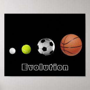 Poster Évolution du ballon
