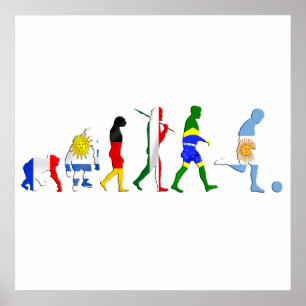 Poster Evolution du football argentin de football