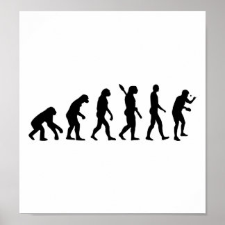 Poster Evolution Tennis de table