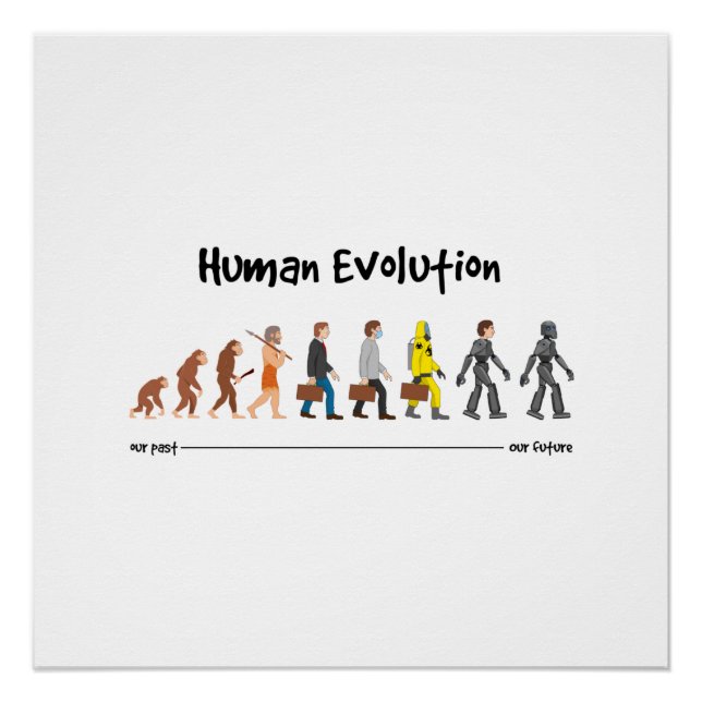 Poster Evolution - un avenir robotique (Devant)
