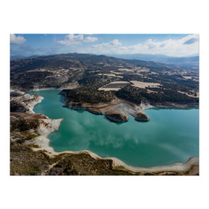 Poster Evretou Resevoir, Paphos, Chypre