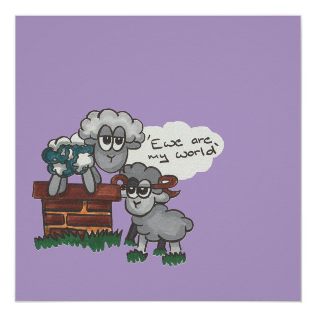 Poster Ewe est mon monde (Devant)