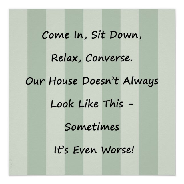 Poster Excusez-moi pour l'affiche de Messy House (Devant)