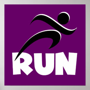 Poster EXÉCUTER blanc