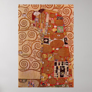 Poster Exécution par Gustav Klimt, Art Nouveau vintage