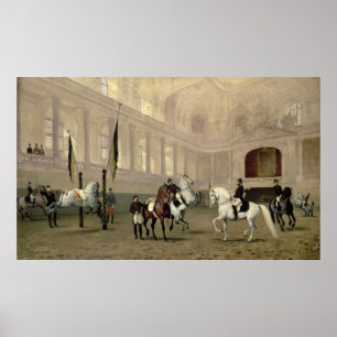 Poster Exercice du matin dans la Hofreitschule