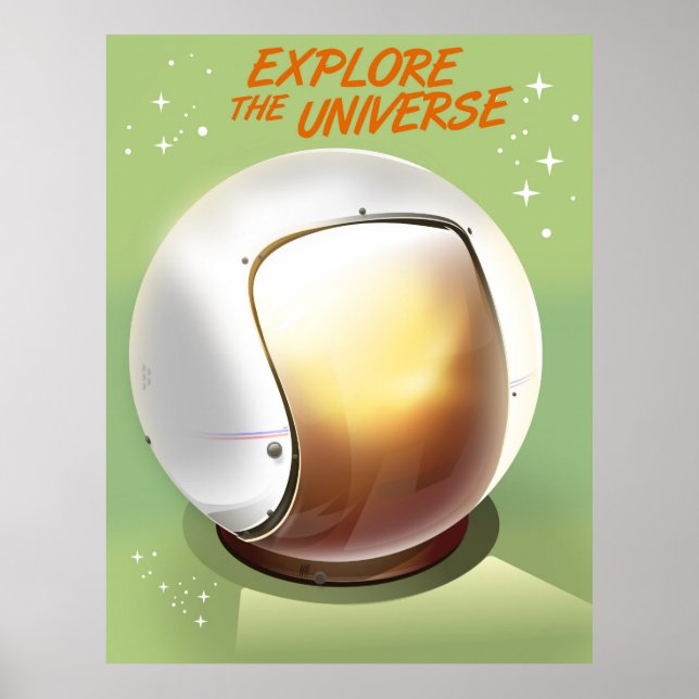 Poster Explorez l'univers (Devant)