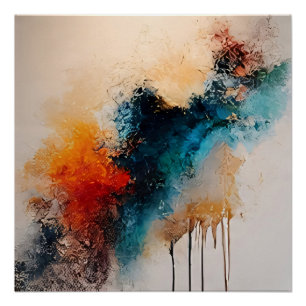 Poster Explosion chromatique
